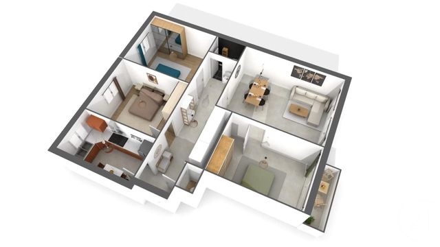 Appartement à vendre - 4 pièces - 93.85 m2 - ILLKIRCH GRAFFENSTADEN - 67 - ALSACE - Century 21 L'Illiade